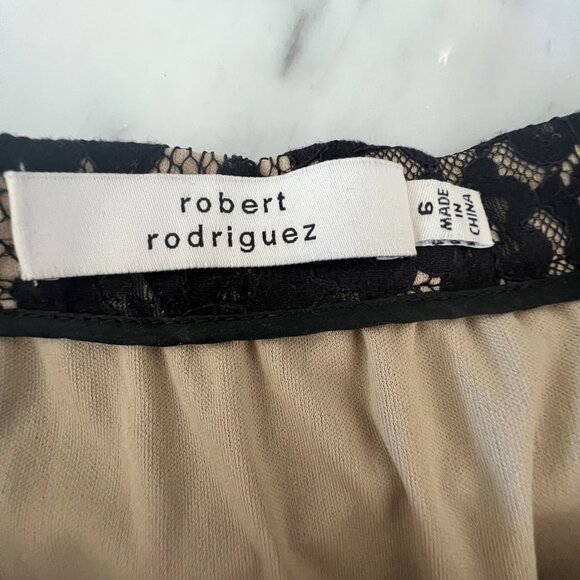 Robert Rodriguez Black Lace Skirt - Size 6 - Picture 6 of 6